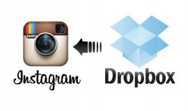 Fotografie na Instagramu z počítače pomocí Dropboxu