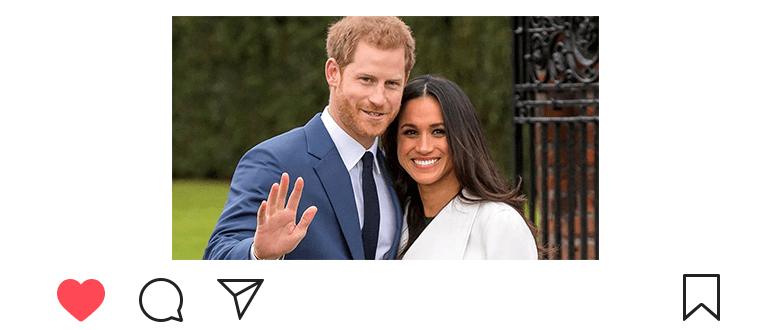 Prince Harry a Meghan Markle Instagram