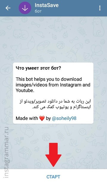 Anonymní prohlížení příběhů Instagramu - Telegram bot