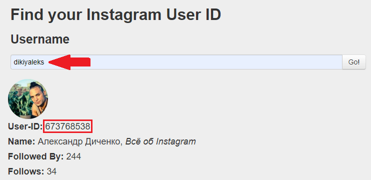 Jak najít ID na instagramu