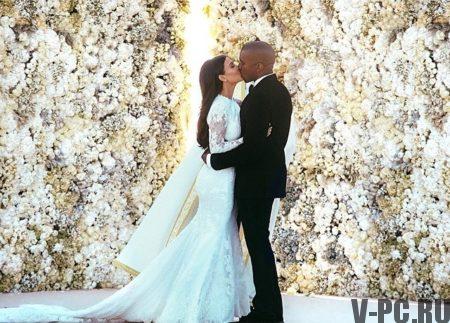 Kim Kardashian se svým manželem na Instagramu