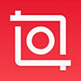 vytvořit video v bílém rámečku aplikace pro iPhone inShot