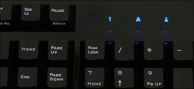 Num Lock na klávesnici