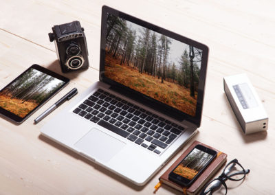fotky zdarma: laptop, kancelář, desktop