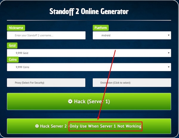 Hack Server 2, pokud Server 1 nechce fungovat