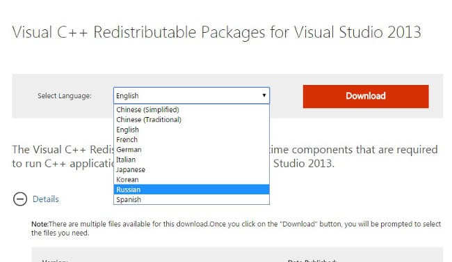 Stáhnout Visual Studio C ++